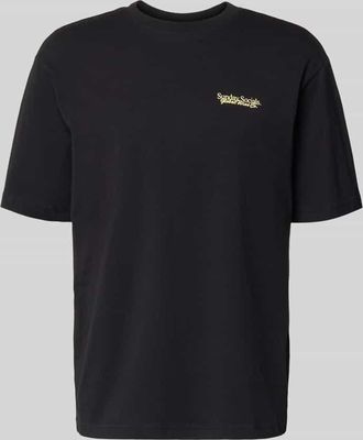 Only & Sons Relaxed Fit T-Shirt aus reiner Baumwolle Modell FRED DU MARTIN in Black, Gr&ouml;&szlig;e XXL