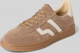 GANT Sneaker aus Leder mit Schnürung Modell Cuzima in Camel, Größe 37