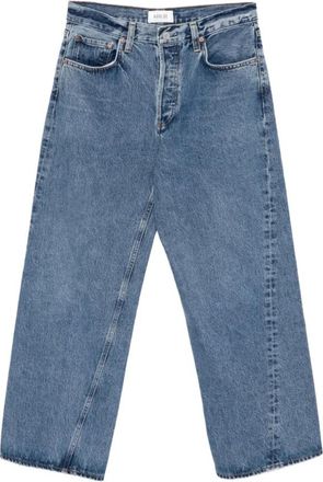 A Gold E Dames, Jeans, Blauw, Maat: W25 Katoen