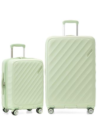 Travelers Choice Elm Expandable 2Pc Luggage Set