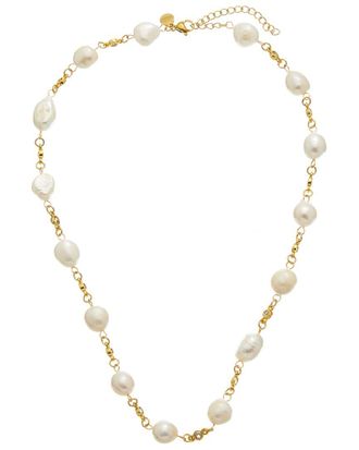 Petit Moments 18K Plated Pearl Beaded Necklace