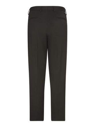 low brand Wool-Blend Tailored Trousers - Brown