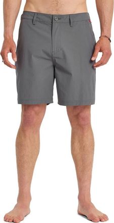 Quiksilver Transit 19 Hybrid Shorts in Iron Gate at Nordstrom, Size 30