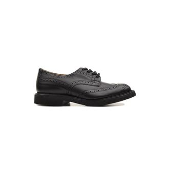 Trickers Bourton Lace-Up - Heren - Veterschoenen - Zwart - 41 1/2 EU - Leer - Schoenen
