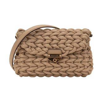 Michael Kors Dames, Tassen, Beige, Maat: ONE Size Leer