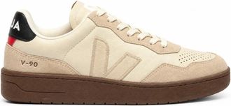Veja Zapatillas de piel V-90 - Shoes - Hombre - Beige - 40 EU