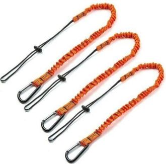 OEM Cord&oacute;n De Seguridad Retr&aacute;ctil De 3 Piezas Con Mosquet&oacute;n Y Extremo Ajustable, Para Protecci&oacute;n Contra Ca&iacute;das