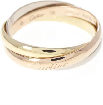 Cartier Pink Gold White Gold Yellow Gold Yellow Gold (18K) Pink Gold (18K) White Gold (18K) Band Ring (Pre-Owned)