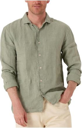 The Goodpeople Overhemden, Heren, Groen, M, Katoen, Casual overhemd Soho Style