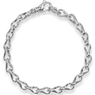 Pompeii3 Mens 14k Gold (17gram) or Platinum (28gram) 6mm Link Bracelet 8.5