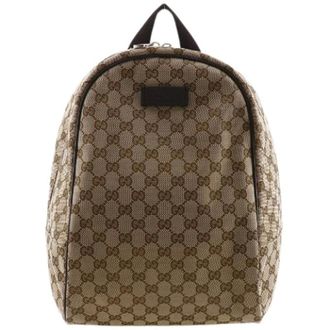 Gucci Pre-owned Zaino in Tela GG - - Pre-owned - Donna - Marrone - ONE SIZE