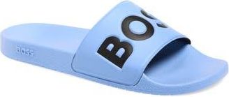 BOSS Aryeh Slide Sandal in Bright Blue at Nordstrom Rack, Size 11Us / 10Uk
