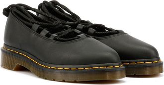 Dr. Martens Elphie II Virginia Dames Schoenen Van Zwart Leer