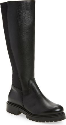Chocolat Blu Frisco Knee High Boot in Black Leather at Nordstrom, Size 6.5-7Us