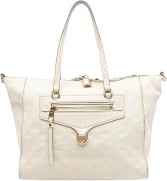 Louis Vuitton Pre-owned Lumineuse PM - Dames - Vintage Shopper - Beige - ONE Size - Leer - Vintage