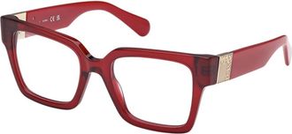 Max & Co. Mo 5175 Optical Frame - Dames - Brillen - Rood - 51 MM - Accessoires