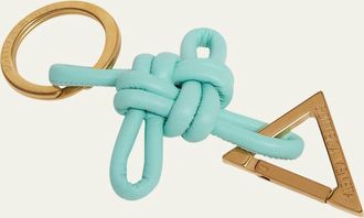 Bottega Veneta Knotted Napa Key Chain