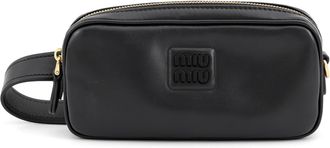 Miu Miu Black Leather Fanny Pack (Pre-Owned)