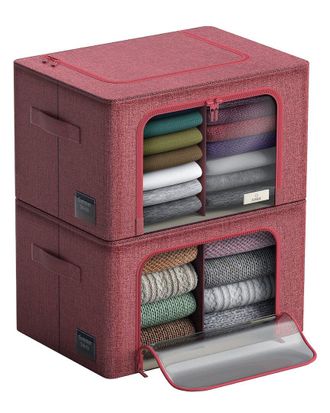 Sorbus Storage Bins With Divided Interior