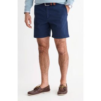 Vineyard Vines Chilmark 7-Inch Stretch Chino Shorts in Blue Blazer at Nordstrom, Size 33
