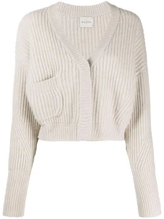 Le Kasha Monaco cropped cashmere cardigan - women - Cashmere - One Size - Neutrals