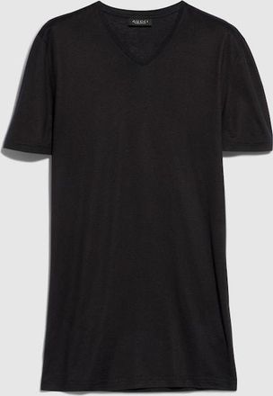 Gucci Silk Jersey T-shirt, Size XXXL, Black, Ready-to-wear
