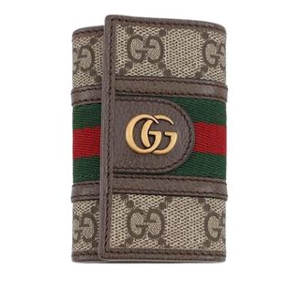 Gucci Pre-owned Canvas Key Holder - unisex - Vintage Accessoires - Bruin - ONE Size - Vintage