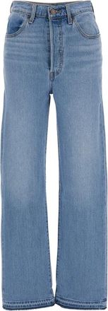 Levi's Straight Jeans - Dames - Regular Fit Jeans - Blauw - W30 - Katoen - Jeans