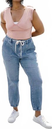 Judy Blue Elena Joggers Plus In Medium Blue