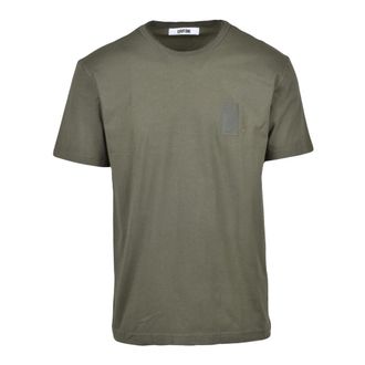 Mauro Grifoni T-shirt - Heren - Tops - Groen - Maat: XL Katoen