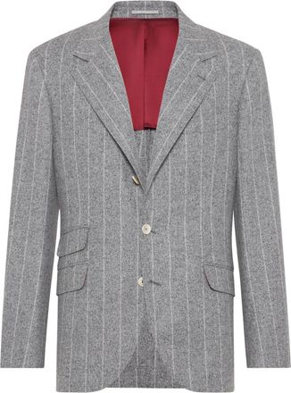 Brunello Cucinelli Blazer m&eacute;lange - Grigio
