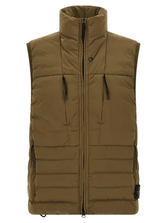 Stone Island Bicolor Polyamide Sleeveless Mens Jacket
