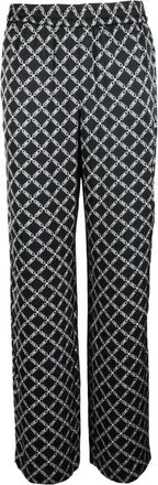 Michael Kors Gerecyclede polyester broek - Dames - Wijde Broeken - Veelkleurig - XS - Polyester - Broeken