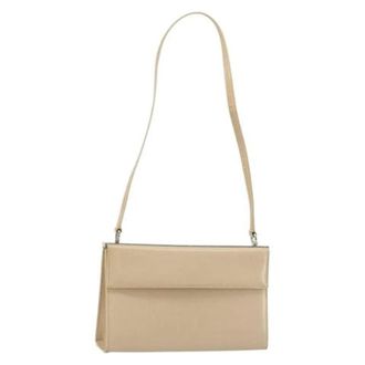Ferragamo Pre-owned Shoulder Bags, female, Beige, Size: ONE SIZE Pre-owned Shoulder Bag