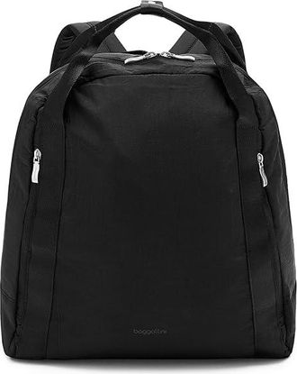 Baggallini Swift Backpack Clutch Handbags B-lite Black, Nylon/Polyester