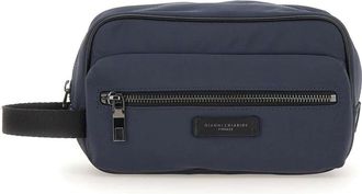 Gianni Chiarini Oslo Toilettas - Heren - Toilettassen - Blauw - ONE Size - Leer - Tassen