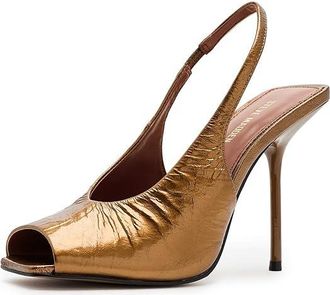 Steve Madden Lucian Womens Shoes Olive Crinkle Patent : 6.5 M, Leather