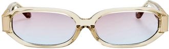 Linda Farrow LAURA LFL1545 C3 Womens Sunglasses Clear Size 59