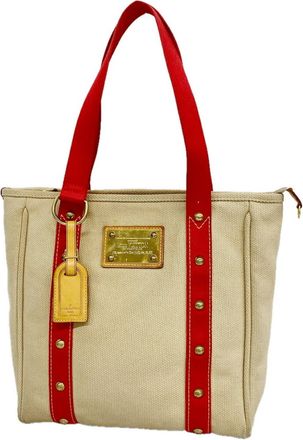 Louis Vuitton Beige Tote Bag (Pre-Owned)