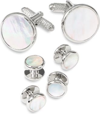 Paul Fredrick Mother Of Pearl Stud Set
