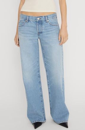 Frame Denim x Amelia Gray The Pixie Gray Relaxed Bootcut Jeans in Unknown at Nordstrom, Size 30