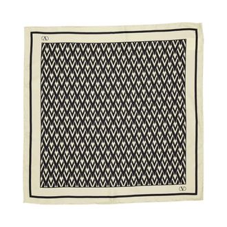 Valentino Garavani Silk Foulard Scarf - male - Valentino Garavani - Silk Scarves - Multicolor - ONE SIZE - Accessories