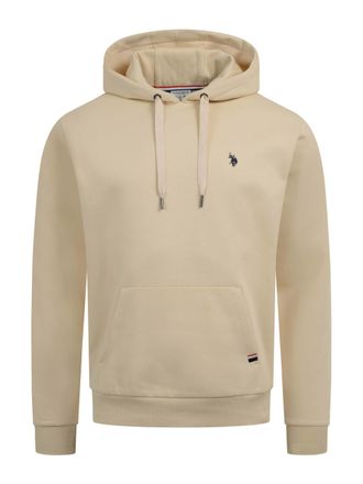 U.S.Polo Association heren hoodie - trui met capuchon, fleecevoering & geborduurd logo
