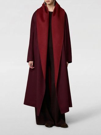 Max Mara Coat Woman color Burgundy