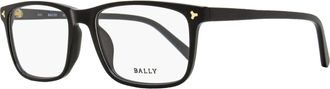 Bally Mens Rectangular Eyeglasses BY5023H 001 Black 54mm