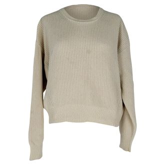 Reformation Cove Sweater in White Cotton