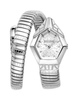 Just Cavalli Womens Snake 316L Stainless Steel Watch