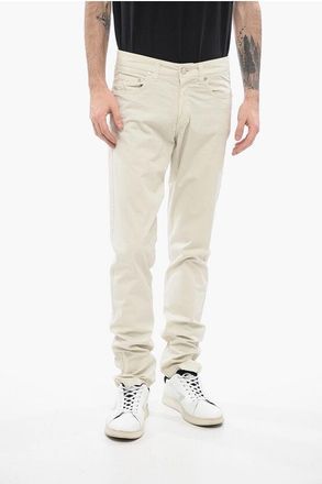 Corneliani ID Cotton Pants with Suede Patch size 46