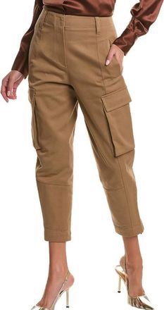 Brunello Cucinelli Caramel Cargo Trousers, Brand Size 42 (US Size 8)