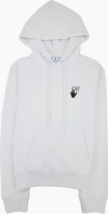 Off-white Mens Off White Degrade Arrow Slim Hoodie White Multi - White/Multi - Size: 42